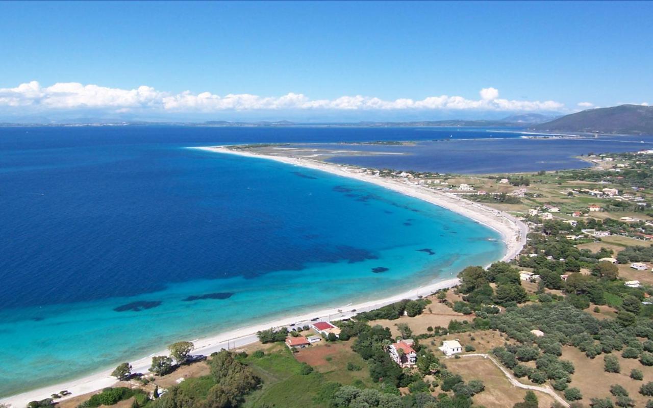 Beachfront Villa Galazio Lefkáda Exterior foto